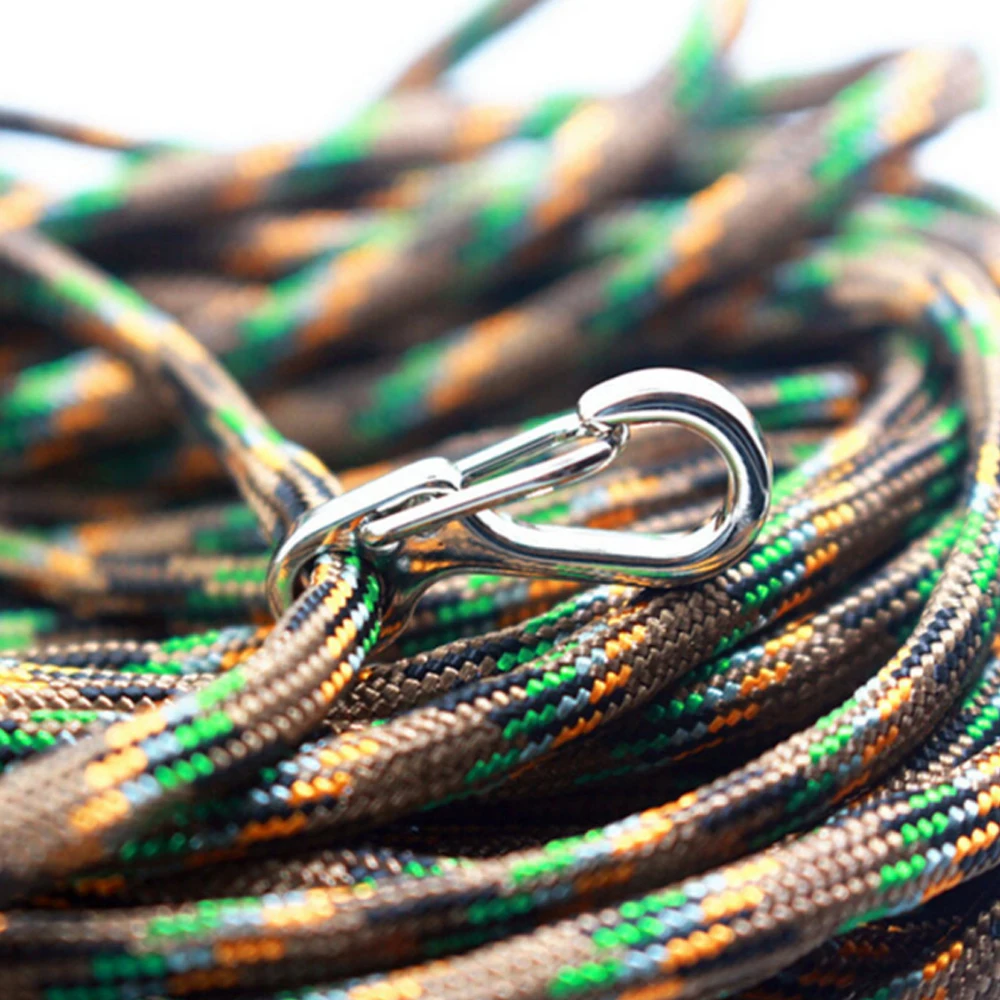 20Pcs Mini Spring Carabiners Set Outdoor EDC Rope Clasps Keychain Camping Hooks Paracord Clips Tactical Survival Buckle