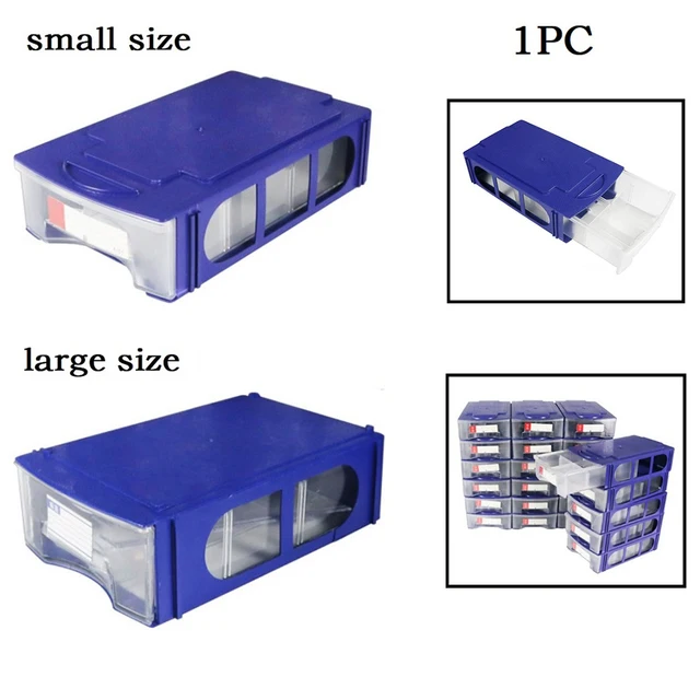 Boîte de Rangement Vis Portative, Double Side Petite Mallette de Rangement  à Couvercle Plastique Casier Rangement Vis Outils avec Compartiments,  Organisation Maintenir les Vis de Rangement : : Bricolage