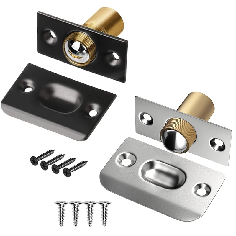 1/2/3 แพ็ค, ตู้เสื้อผ้า Ball ประตูฮาร์ดแวร์ภาษาฝรั่งเศสคําประตู Ball Catch Closet Ball Latch สําหรับด้านบนประตูปรับ Ball Catch 1