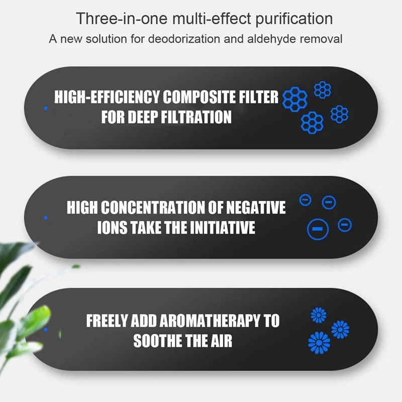 USB Mini Air Purifier For Home Deodorizer Negative Ion Home Car Air Purifier DC5V Freshener Humidifier