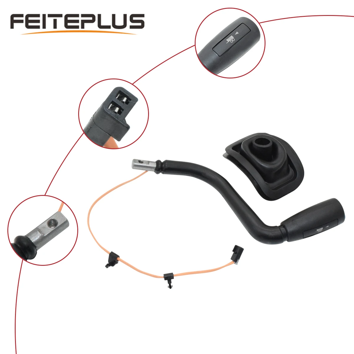 Shift Selector Lever & Tow Haul Switch For Automatic Transmission Truck Suv 26075107 905-106 For Chevrolet Gmc Silverado