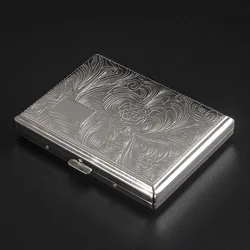 Sleek and Stylish Extended Metal Cigarette Storage Case (2)