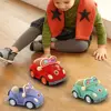 Mini Forest Family Purple Q Pull Back Convertible Car Cartoon Miniature Furniture Dollhouse Model Set Children’s Toy Girl Gifts 5