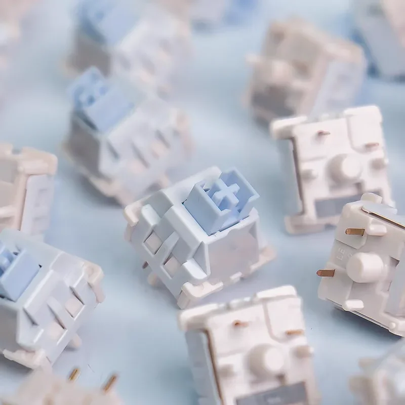 LEOBOG 선형 스위치 5 핀 RGB SMD 모든 POM 맞춤형 기계식 키보드 DIY 스위치 게임 게이머 GMK67 용 부드러운 HiFi 윤활