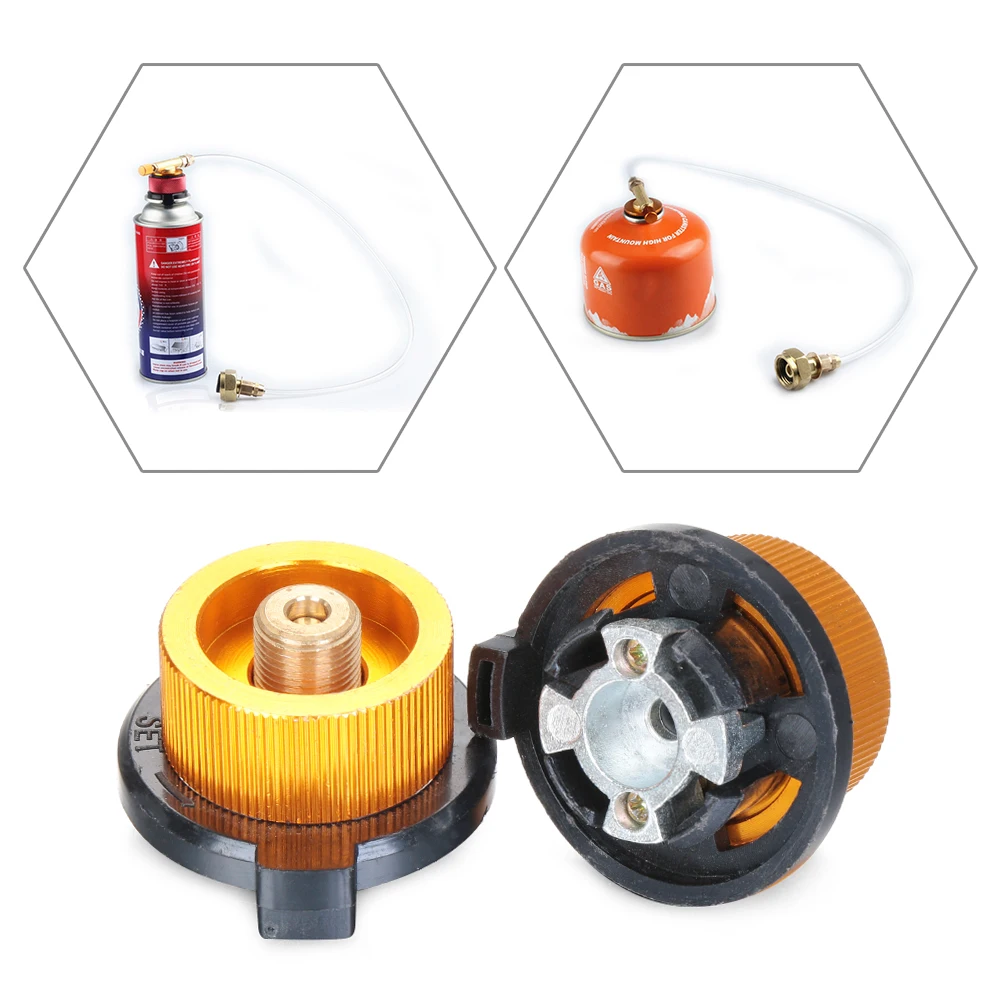 Outdoor Tank Coupler Adaptor Gas Charging Accessories Camping Gas Stove Propane Refill Adapter