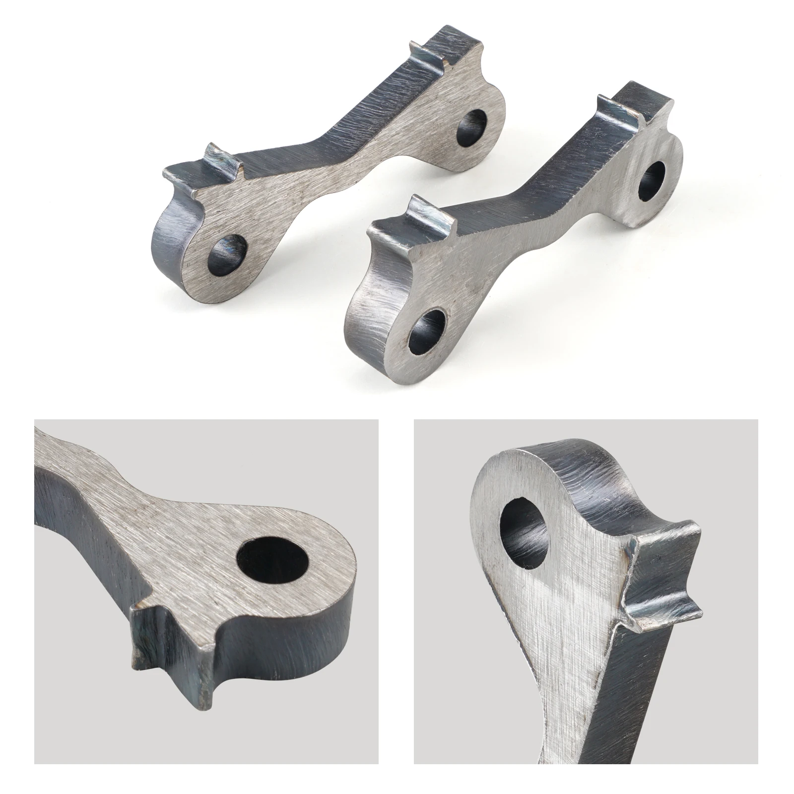 Steel Drift Dual Brake Calipers Adapters Weld-on for BMW E46 E36 All Rear Trailing Arms BEVINSEE