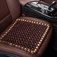 Car Seat Cushion Summer Breathable Cooling Wood Bead Seat Cover Pad Office Massage Cushion Air Ventilation Mesh Mat Cushion Pad 1