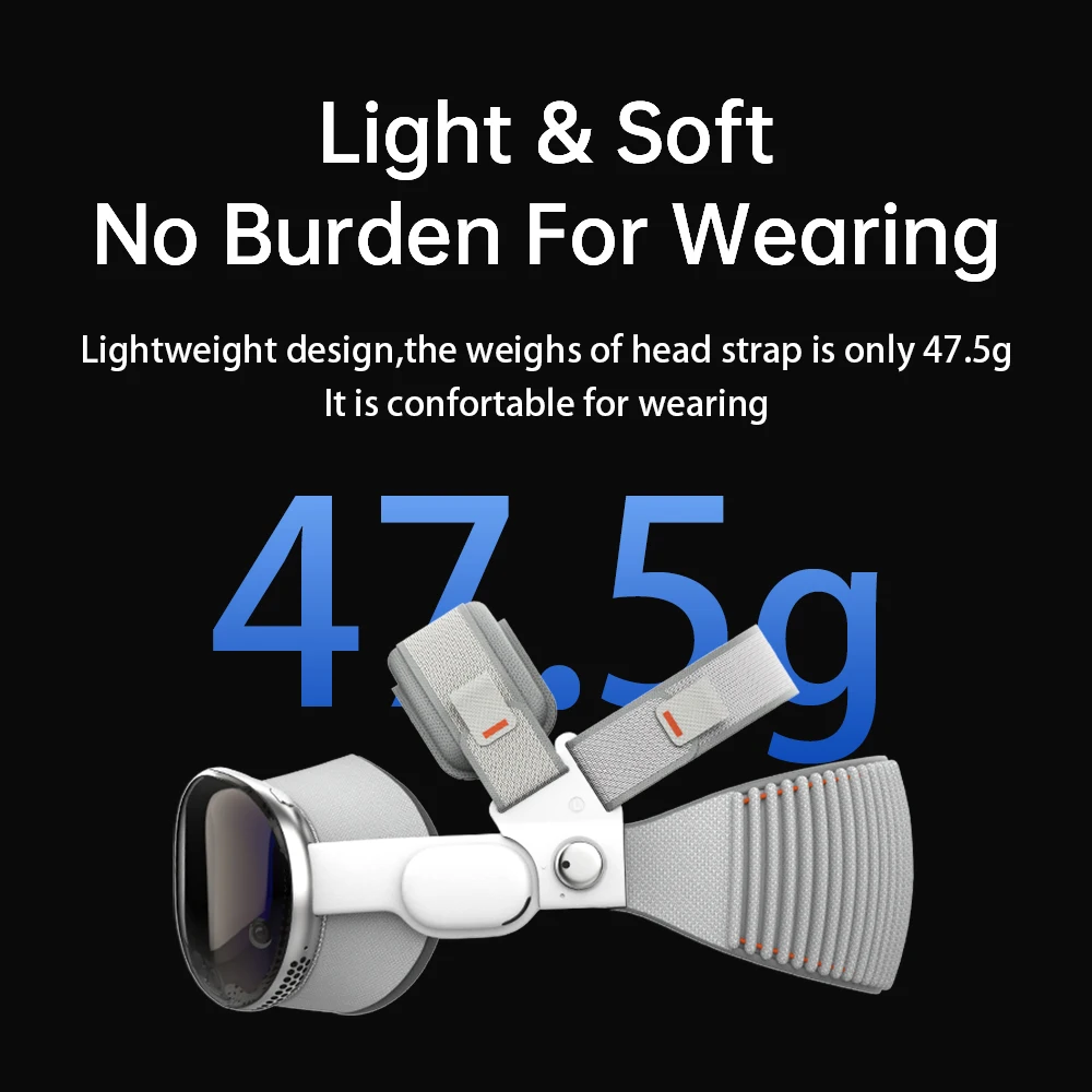 Hibloks Adjustable Headband Comfortable Face Decompression VR Accessorie For Ap