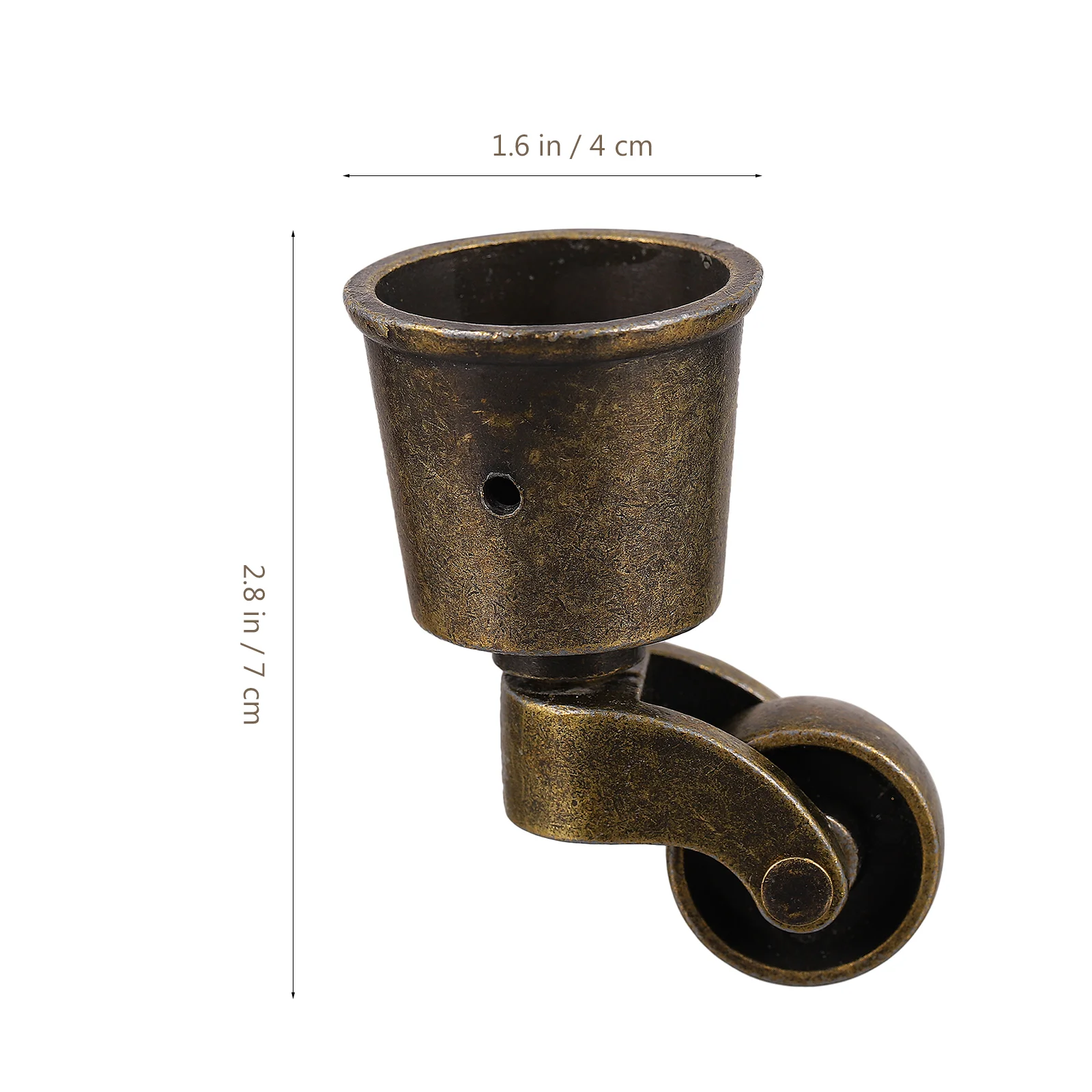2 Pcs Sofa Caster Heavy Duty Pulley Furniture Pulleys Universal Wheel Rollers Zinc Alloy Wheels