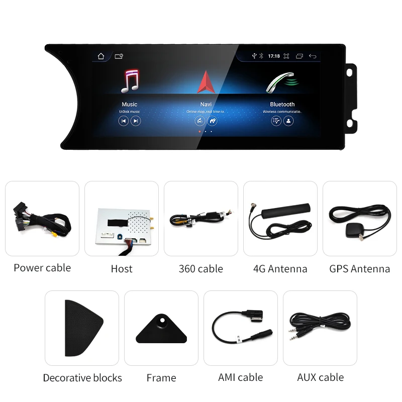 STWEI precio de fábrica 8,8 pulgadas Android AUTO reproductor Multimedia para coche para Mercedes Benz Clase C 11-15 W204 S204 sistema inteligente 5