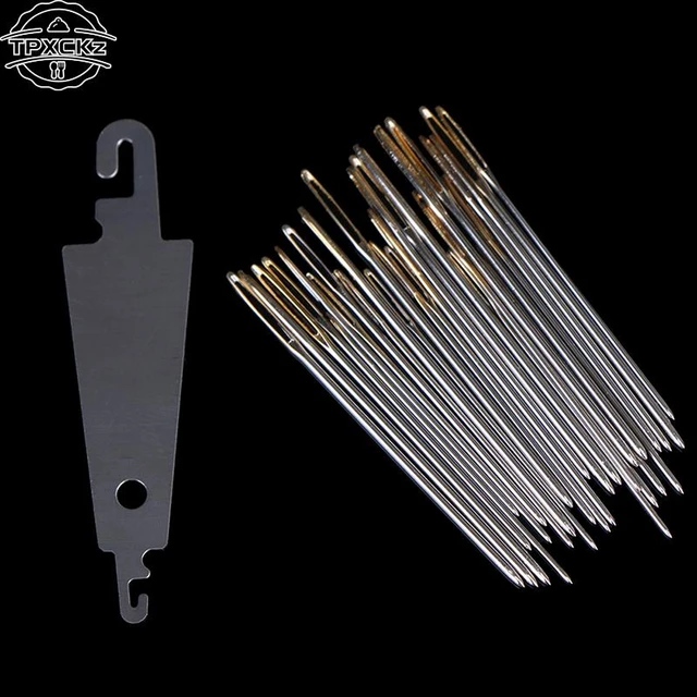 Stainless Steel Sewing Tool Accessories  Leather Needles Hand Sewing -  12pcs/set - Aliexpress