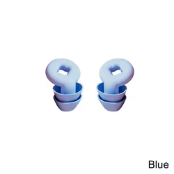Waterproof Silicone Swimming Earplugs Set (Blue)