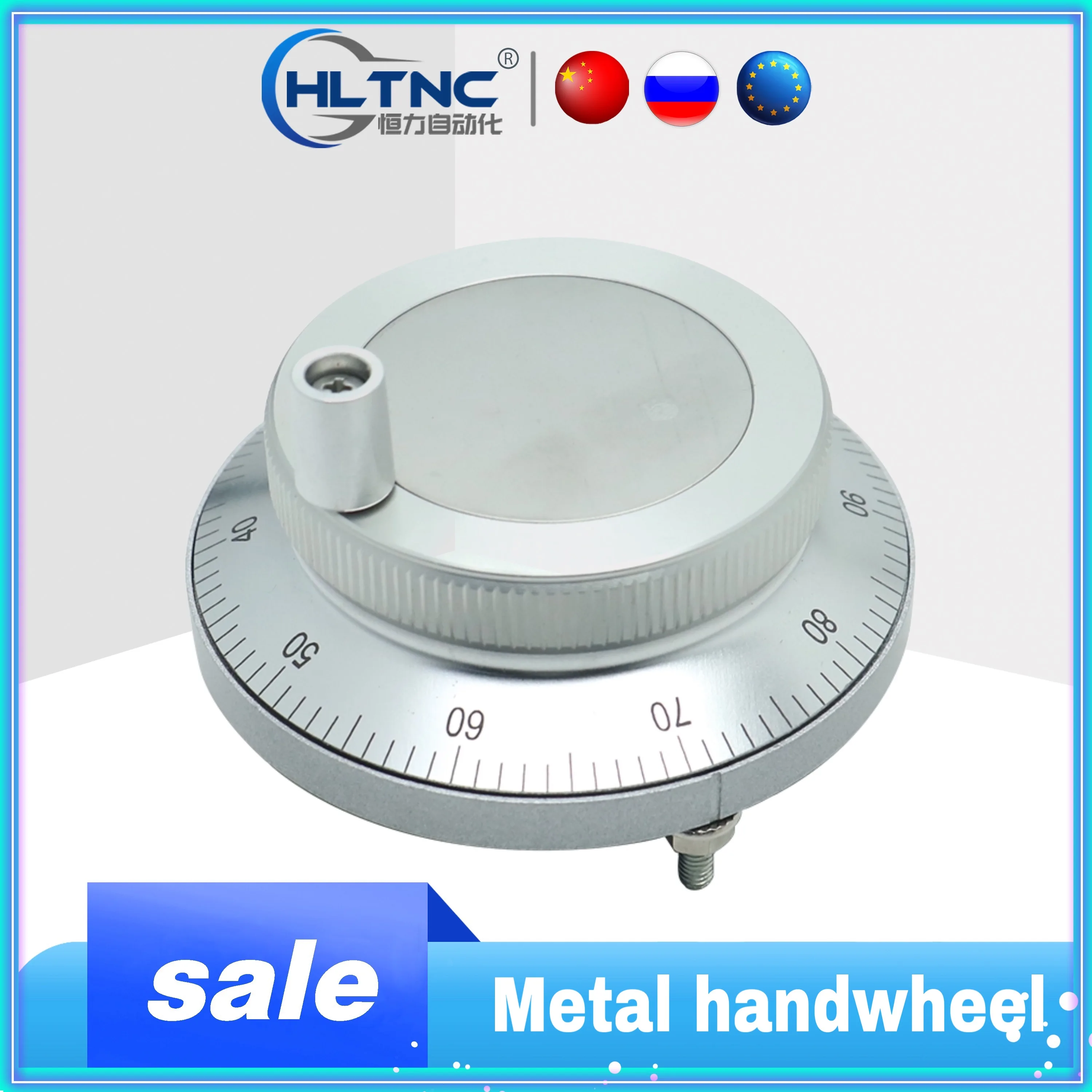 Cnc Handwheel HLTNC CNC Pulser Handwheel 5V 60mm 80 100PPR Manual Pulse Generator Rotary Encoder 4pins 6pins