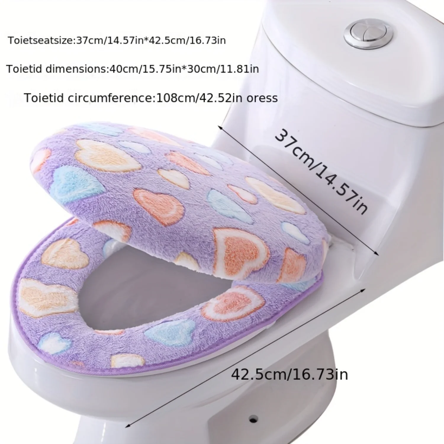 Essential Waterproof Toilet Seat Covers Universal Cushions for All Seasons Household Supplies Toilet Seat Covers