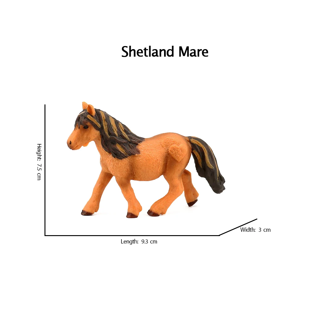 Horse Figurines Farm Animal Toy Set – Children's Gift Collection