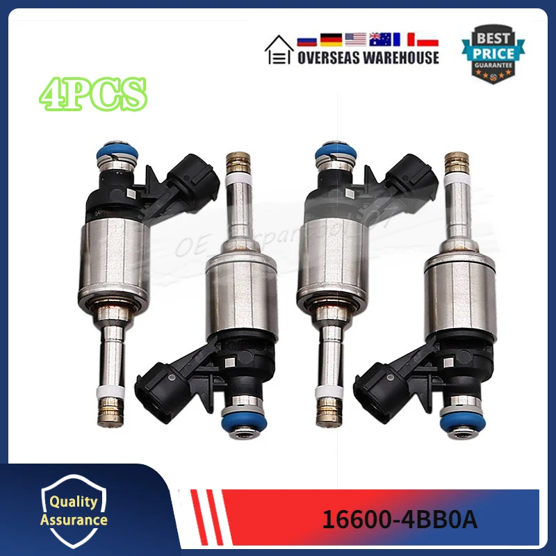

Набор топливных форсунок (4) для Nissan 16600-4BB0A