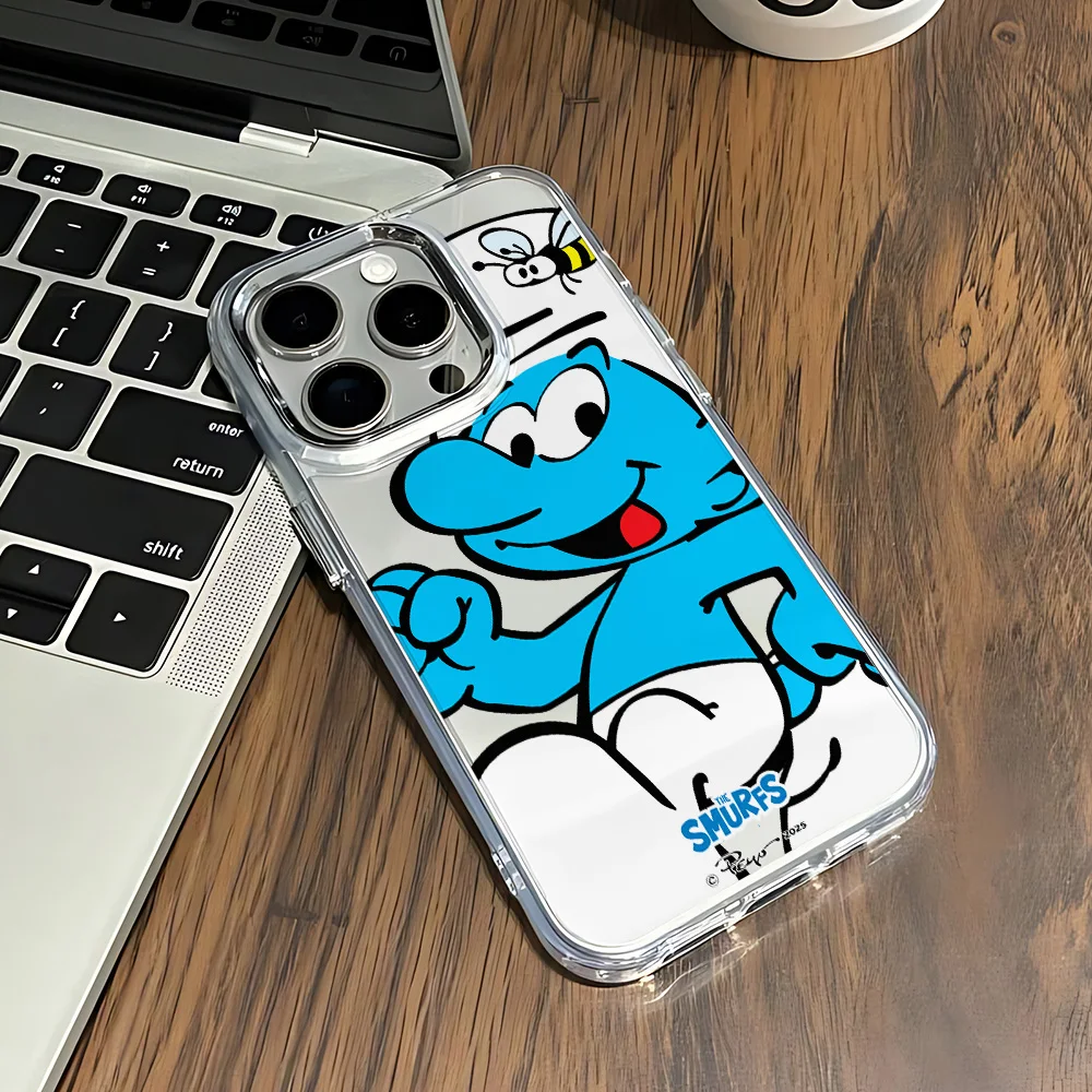 Full Screen S-Smurfs Protective Case with 5G & 4G Compatibility