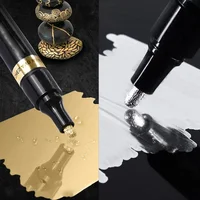 3/2/1pcs 2mm Chrome Mirror Marker Pen Permanent Gold & Silver for DIY Reflective/Model Painting, Marking and Touch - Up Projects 1
