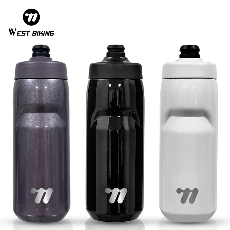 Bicycle Water Bottle Stainless Steel Cycling 550ml 24H Cold/Hot Keeping Fitness Vacuum Cup Gym Insulated Bottle Sport