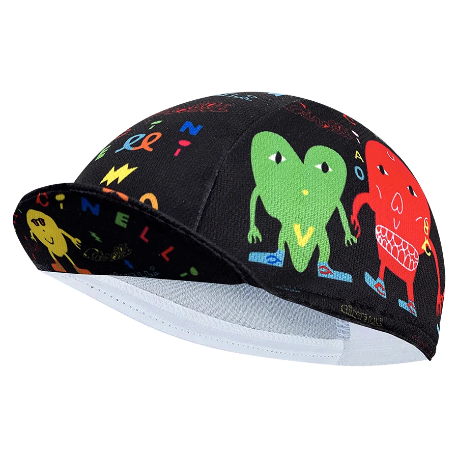 New cycling cap, polyester sweat absorption, fashion trend, unisex, graffiti 2