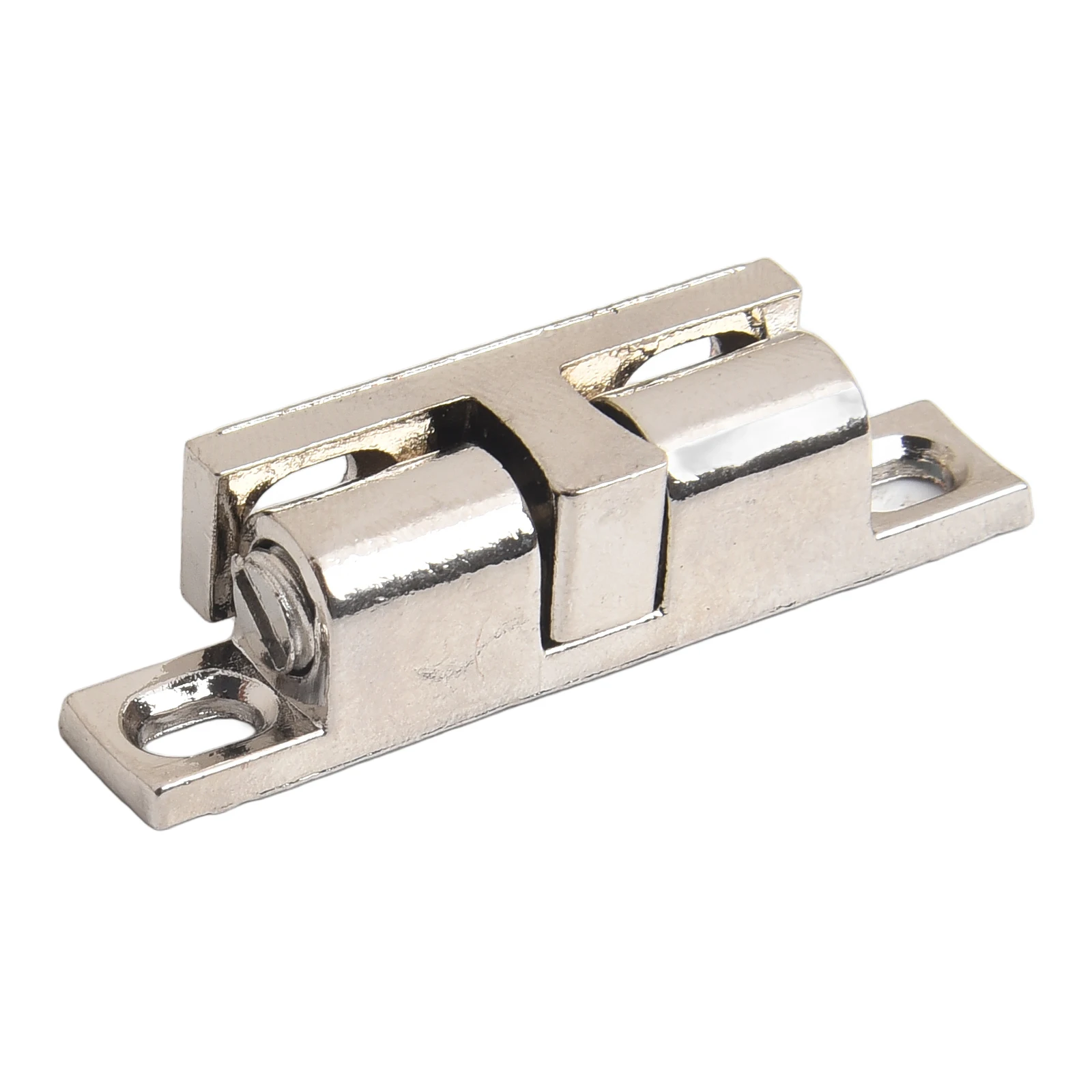 1pcs 43-70mm Cabinet Door Suction Bead Double Ball Catch Brass Latch Cabinet Touch Bead Wardrobe Switch Buckle Home Hardware door lock buckle cabinet magnetic catch