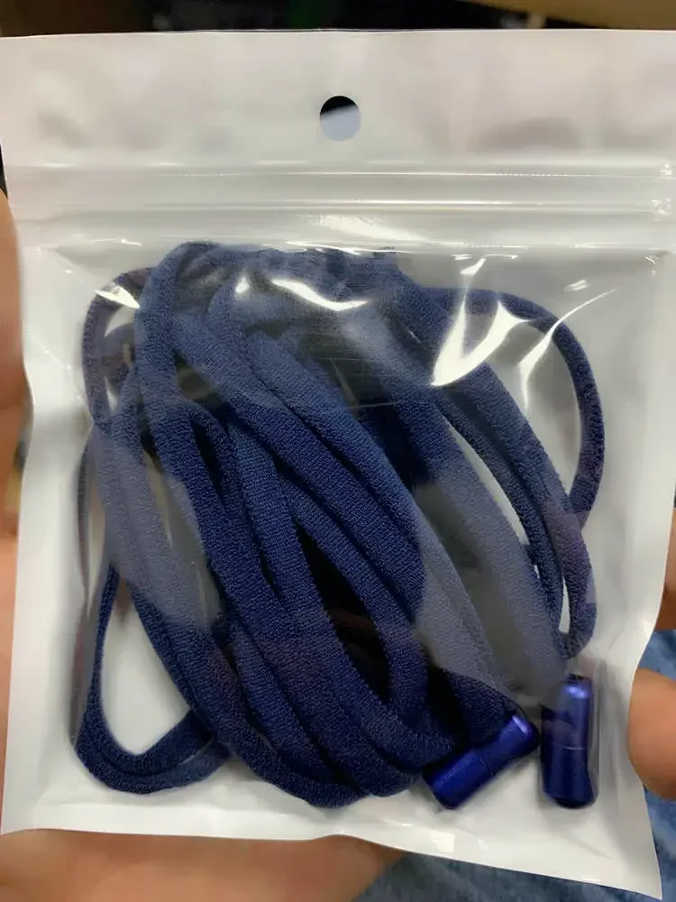 1 Pair Elastic No-Tie Shoelaces for All Ages - Quick and Easy Fit for Any Shoe - Free Shipping