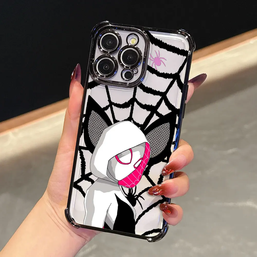 Spiderman Miles Morales Protective Phone Case - Anti-Fall Hero Design