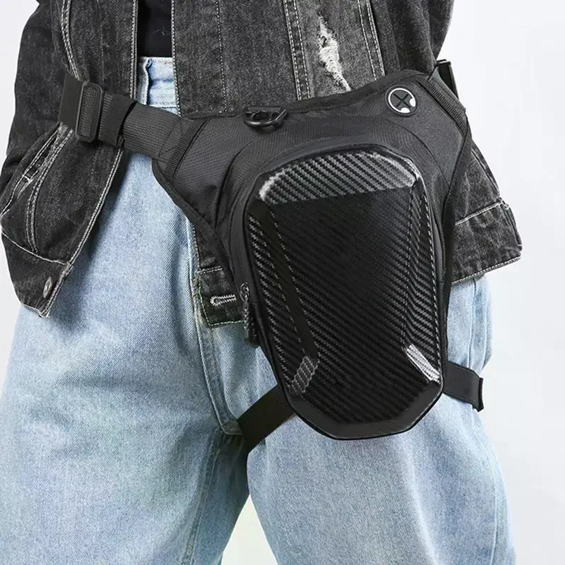 Borsa Laterale per Moto in EVA Rigida, Marsupio Casual da Esterno, Porta Cellulare per Motocicletta - immagine 2