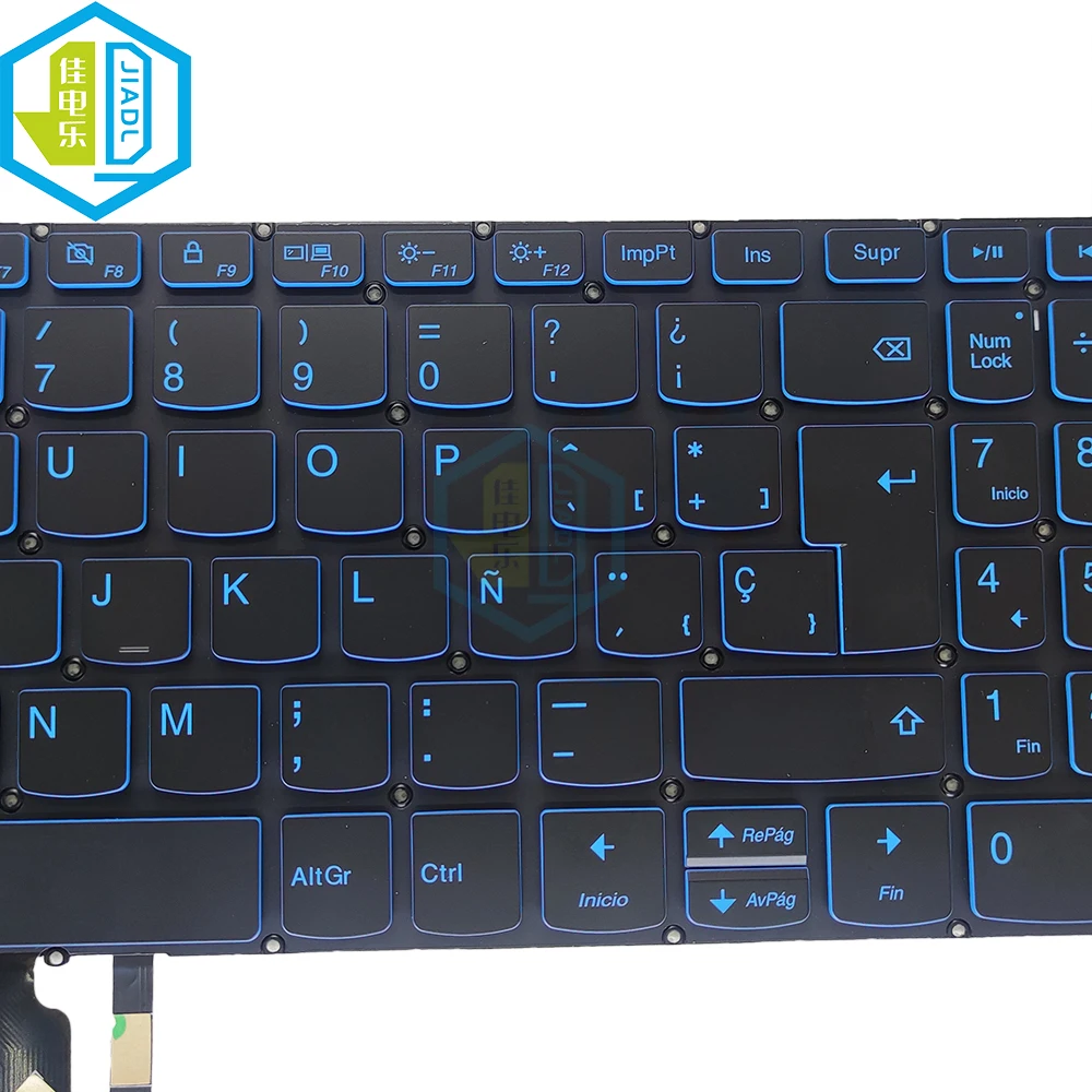 Teclado Latino Espanhol Retroiluminado Laptop Ideapad L34015irh L340-17api S145-15iwl S145-15ast S145 15ikb L340 Sn20m62327 - Imagem 3