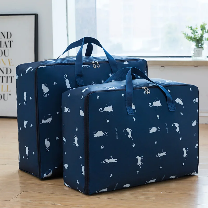 

Thickened and enlarged bags can be used to store blankets, dustproof, waterproof, and for moving houses and dormitories
