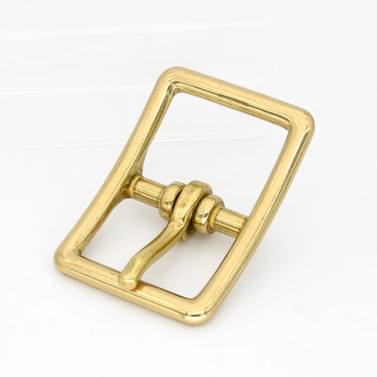Description Picture 2 of itemBrass Belt Buckle Center Bar Single Pin Buckle for Leathercraft Bag Strap Horse Halter Harness Adjustment Parts Accessories