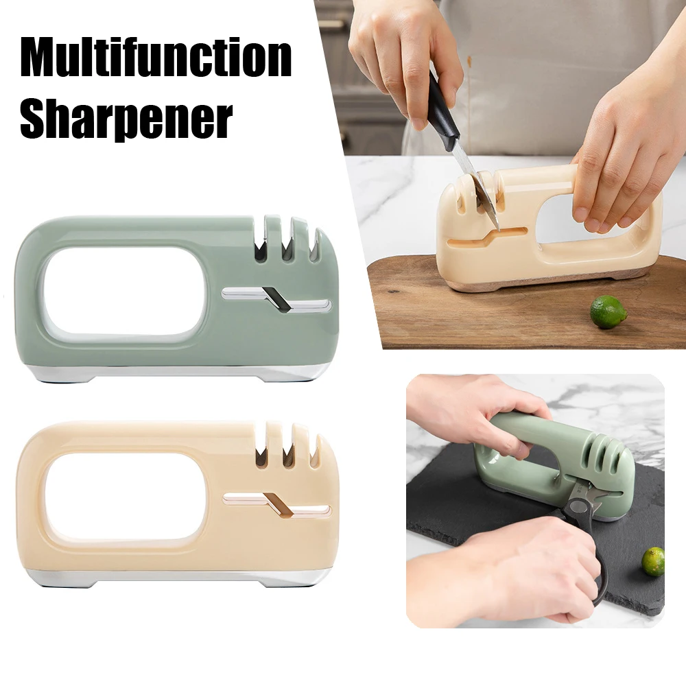 Multipurpose Knife Sharpener Scissor Sharpen Tools Whetstone