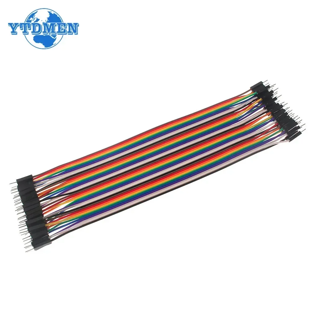 Breadboard ZY 204 1660pts Dupont Wire Cable Set 20cm 20 40Pin Male To Male Dupont Wire Breadboard DIY Electronic Kit