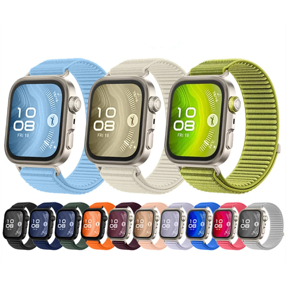 Nylon Loop Sports Strap for Smartwatch - Replacement Wristband Bracelet