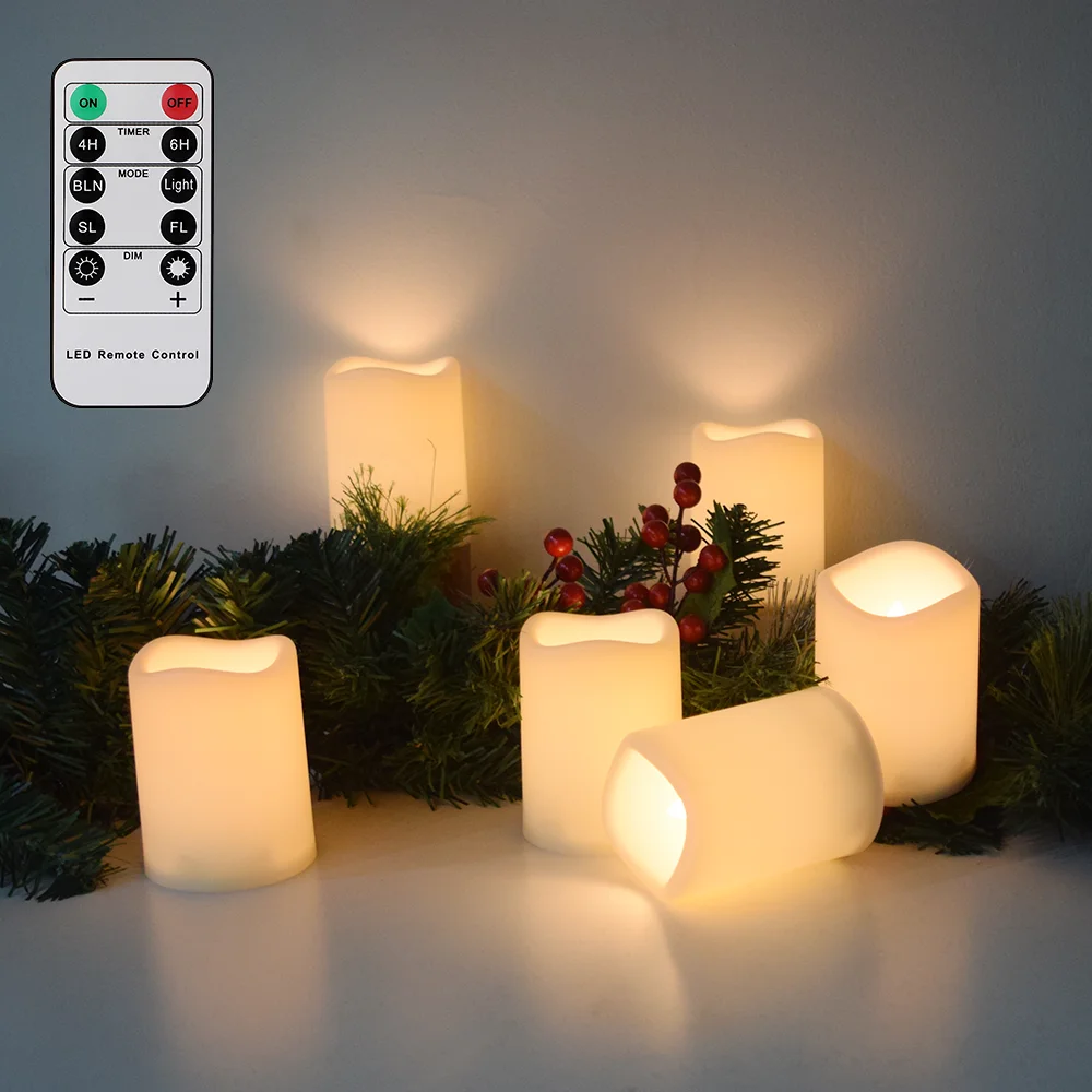 

New LED Tea Candles Light With 10 key Timed Remote Control Battery Operated Flameless Candle For Party Home Decoration Candles