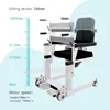 New Design Electric Patient Transfer Lift Toilet Bath Bathroom Water Proof Chair Old Man Moving Wheelchair 3