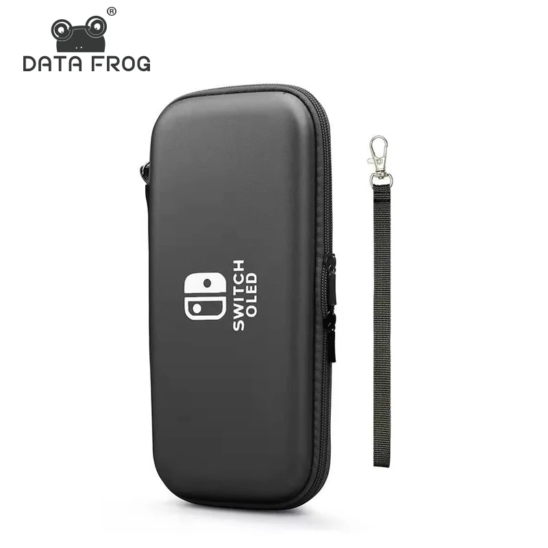DATA FROG Carrying Case Compatible-Nintendo Switch OLED Storage Pouch Storage Bag for Switch OLED Console Protective Accessories game console case