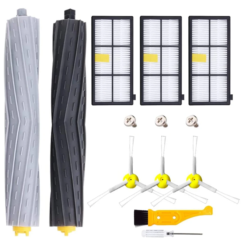 Enhanced HEPA Filters and Side Brushes for Vacuum Cleaner Accessories