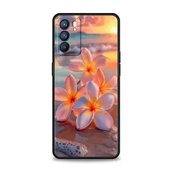 Elegant Floral and Leaf Design Phone Case - Oppo Reno8Pro (A1)