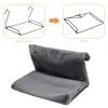 2PCS/1PCS Pet Cat Animal Hammock Luxury Radiator Bed Hanging Winter Warm Fleece Basket Hammocks Metal Iron Frame Sleeping Bed 3