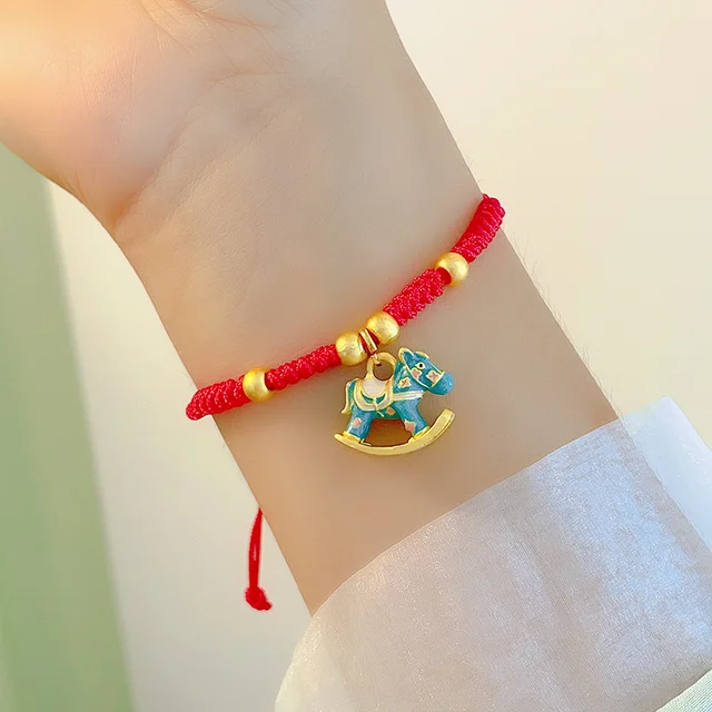 2026 New Year Zodiac Horse Lucky Braided Rope Bracelet Chinese Style Red Thread String Adjustable Bracelets Blessing Jewelry 2 2026 New Year Zodiac Horse Lucky Braided Rope Bracelet Chinese Style Red Thread String Adjustable Bracelets Blessing Jewelry 2