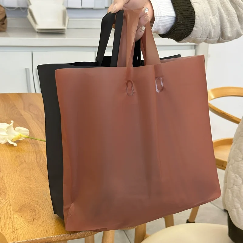 Matte handbag clothing store printing clothing bag event party gift handbag shopping packaging bag