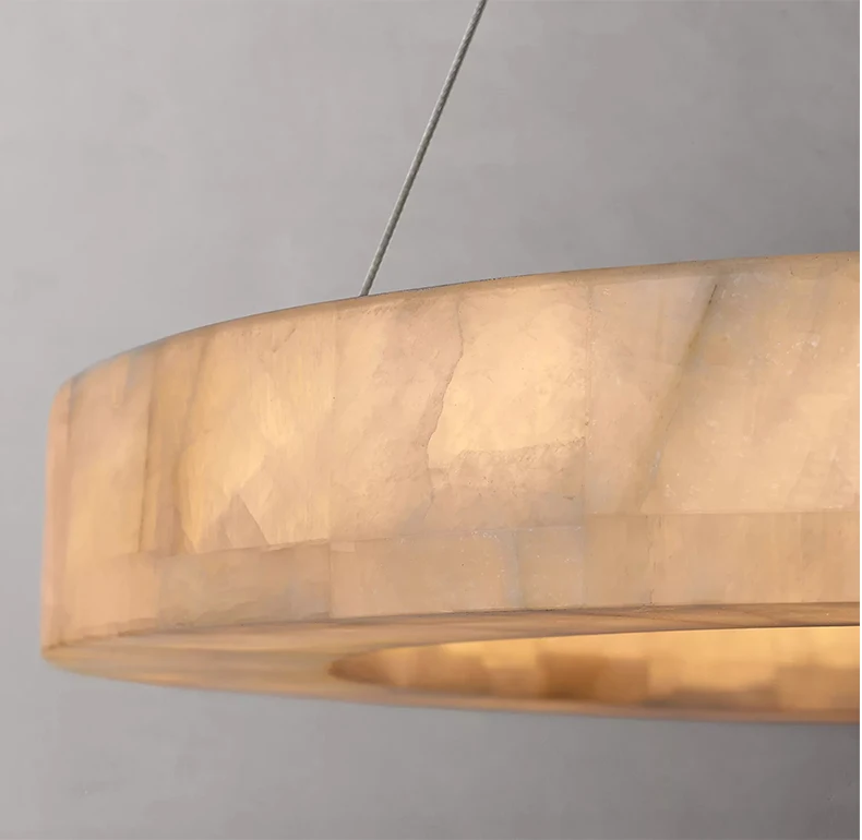 Pendant Light - Rectangular Retro American Black LED Chandelier