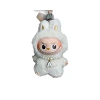 Broche Labubu pour série Love, pendentif, accessoires pour Mini lettre Labubu, collier de perles, accessoires de poupée, 4.0 6