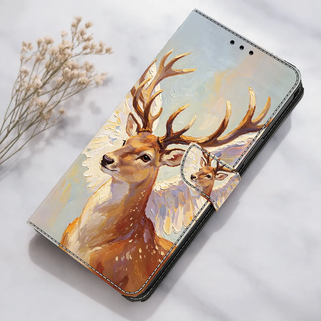 Magnetic Flip Leather Wallet Phone Case