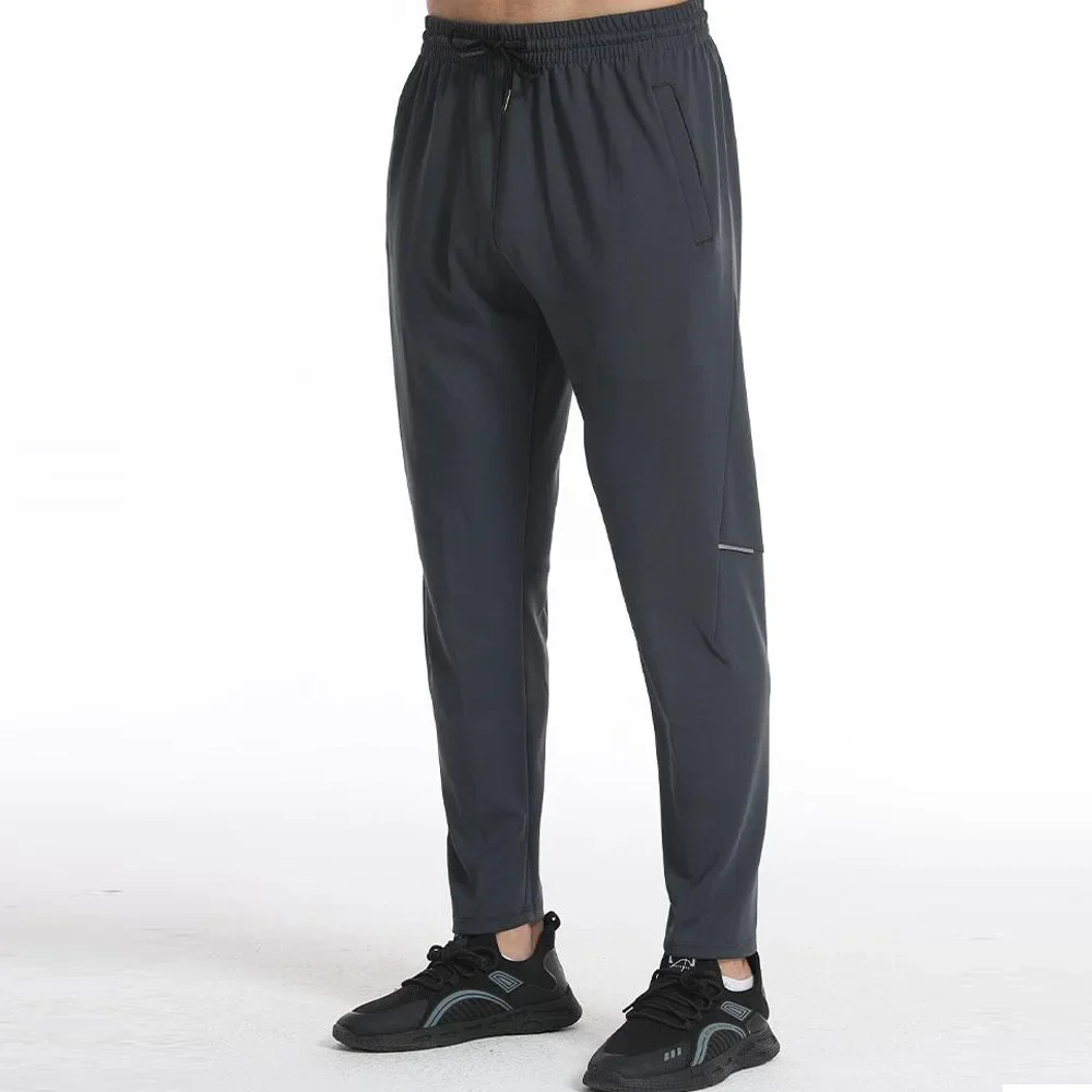 Men's Casual Loose-Fit Straight-Leg Pants Sweatpants Over-trousers Nine-Plus-Fourths Style For Skateboarding And Sportswear