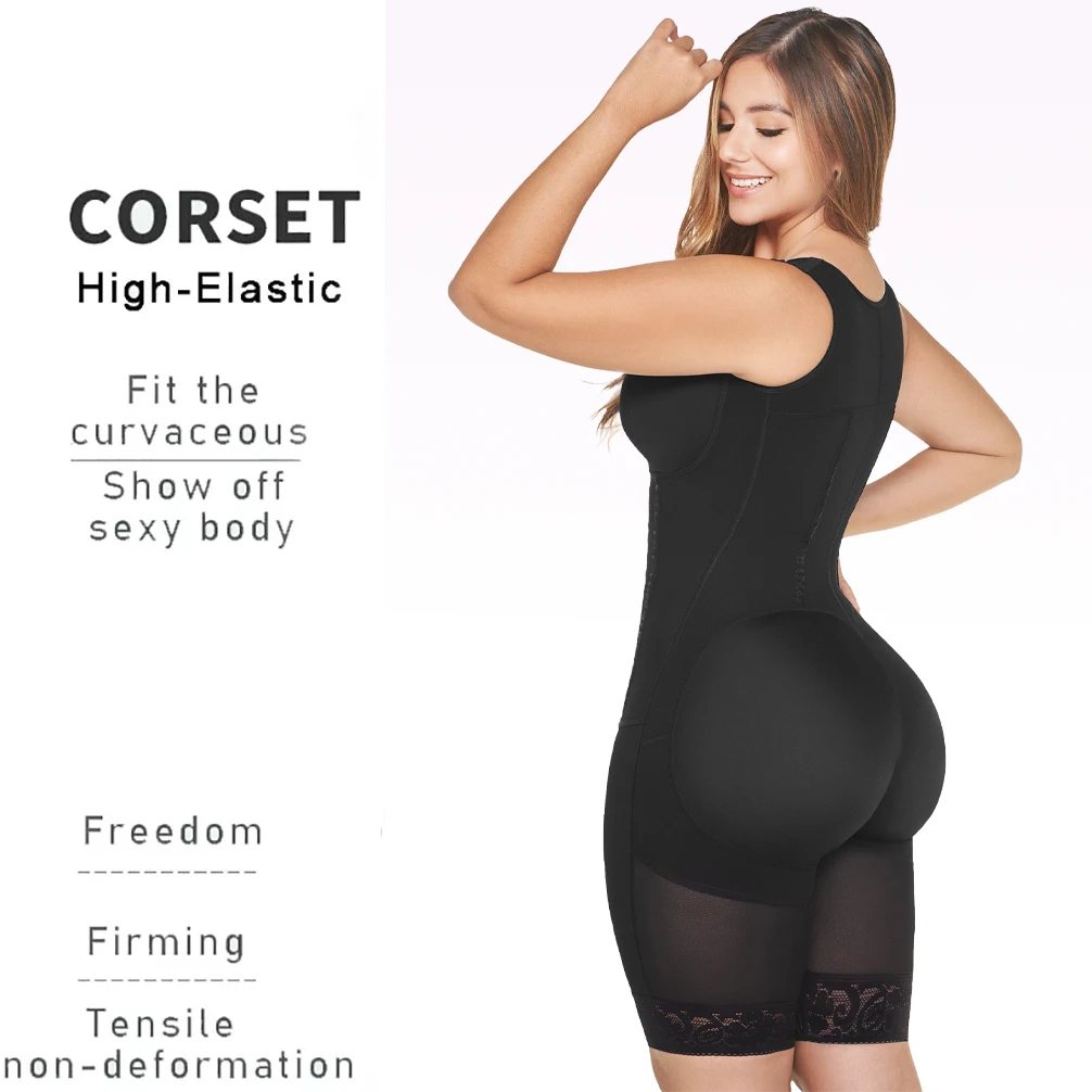 Breast-Covering Sleeveless One-Piece Breasted Shapewear Fajas Reductoras Y  Modeladoras Mujer Colombianas Skims Fajas De Sol Leon