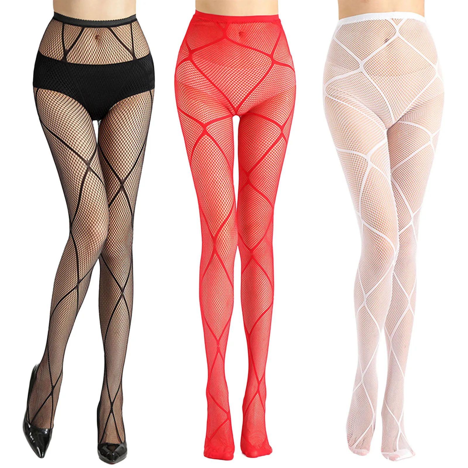 Пикантные женские колготки открытые мягкие кружевные ажурные прозрачные