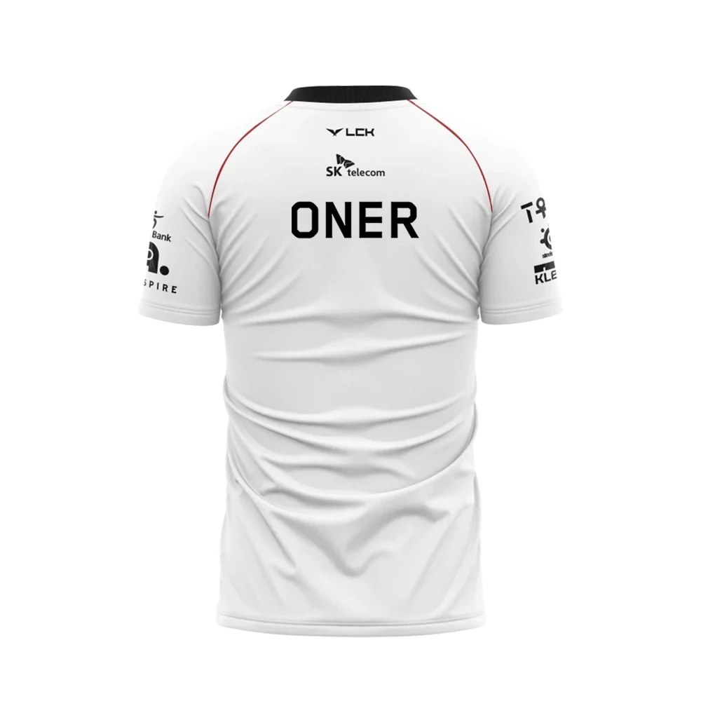 2024 New T1 Esports Team Uniform T-shirt League Of Legends World Finals Jersey T Shirt LOL Games Faker Fan Support Men Clothes 5