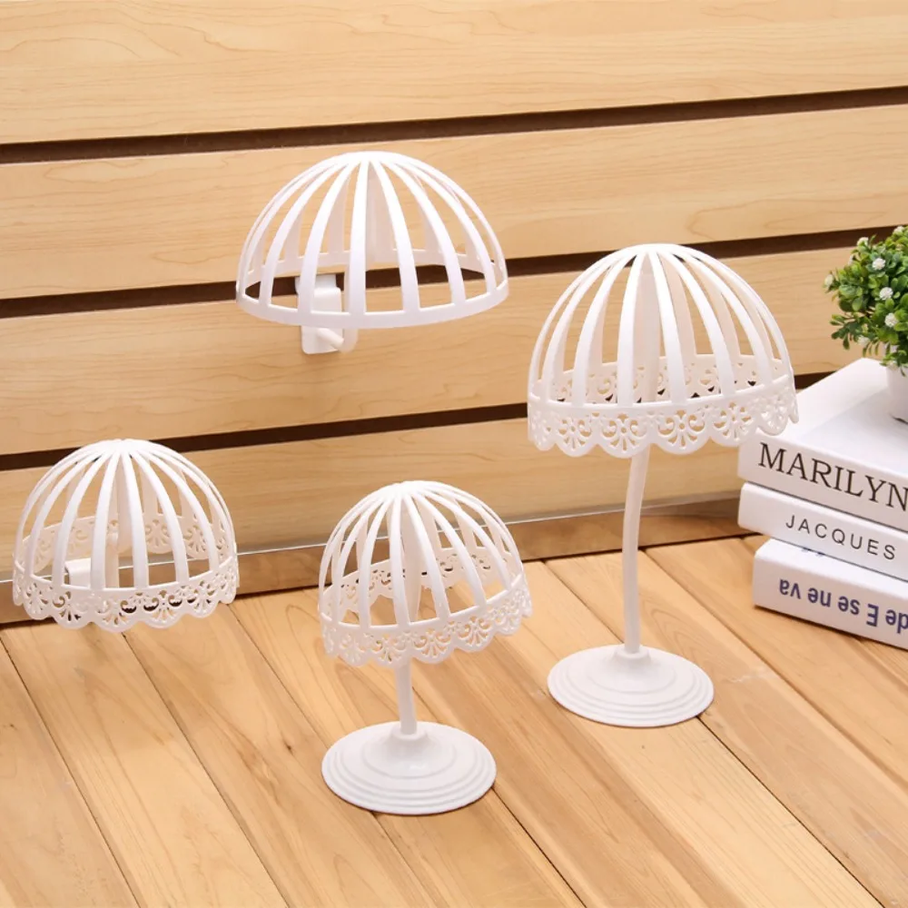 

20cm Cap Holder Rack New Display Tools Plastic Dome Hat Rack Hollow Drying Shelf Wigs Show Display Stand Hat Shop